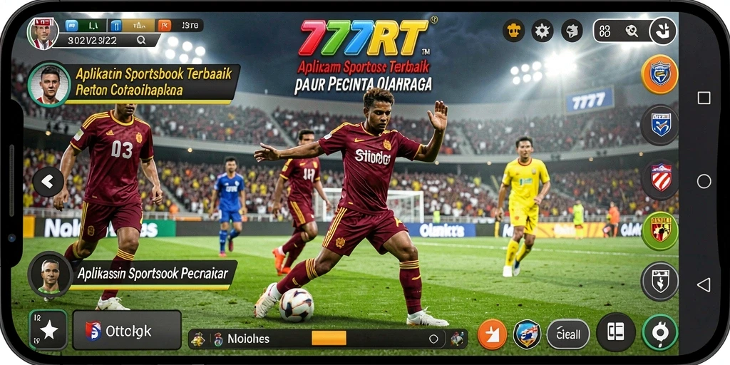 Tampilan antarmuka pengguna 777RT yang menarik dan mudah dipahami.