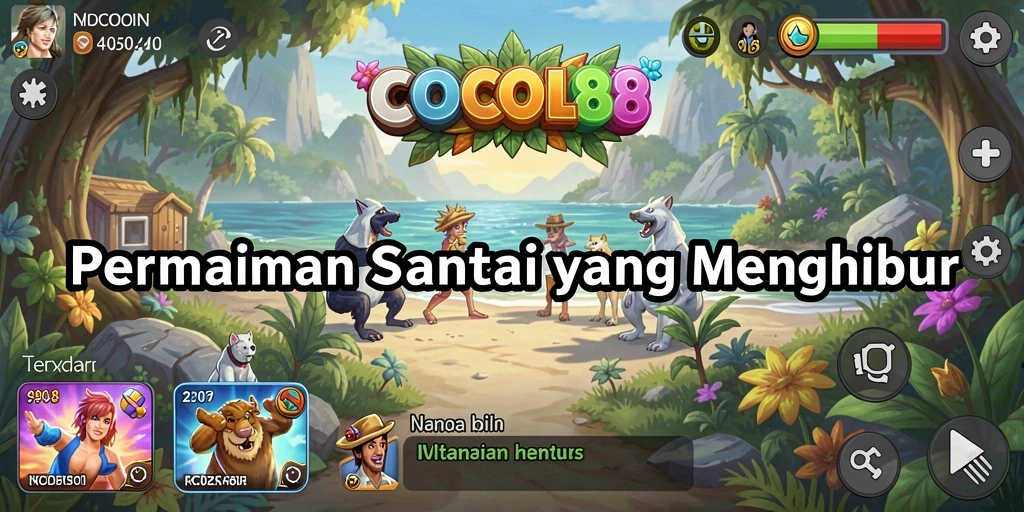Screenshot gameplay COCOL88 yang menampilkan momen seru saat bermain.