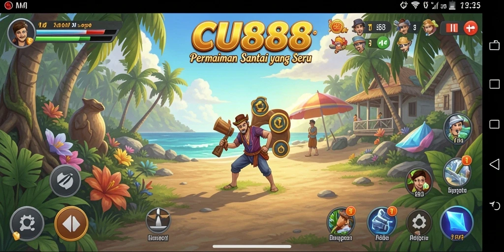 Gameplay seru dan menantang dalam CU888.