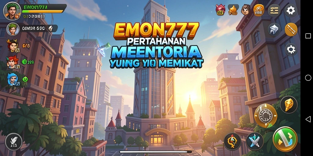 Gameplay menarik dari EMON777 dengan menara yang beragam.