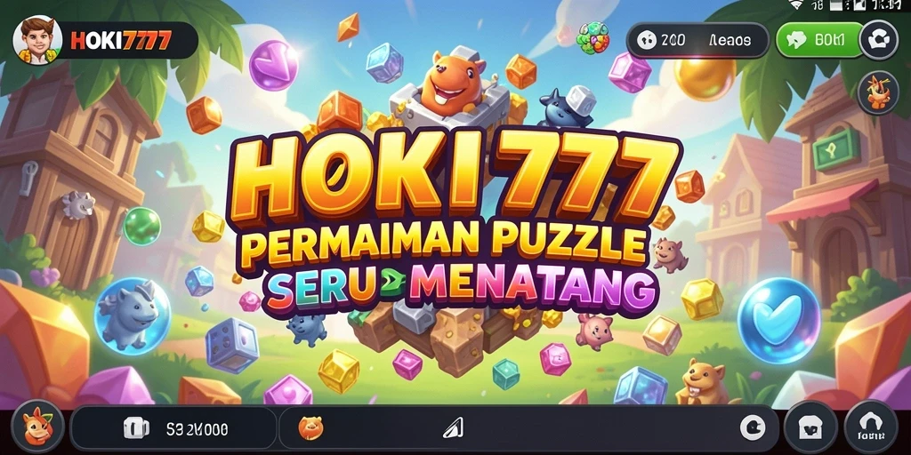 Screenshot HOKI777 yang menampilkan gameplay Puzzle yang seru.
