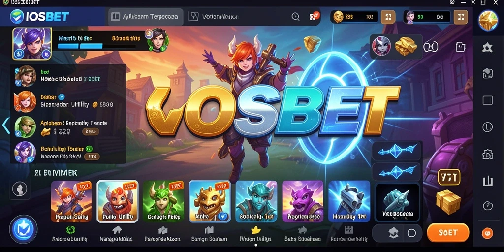 Tampilan antarmuka aplikasi IOSBET yang mudah digunakan.