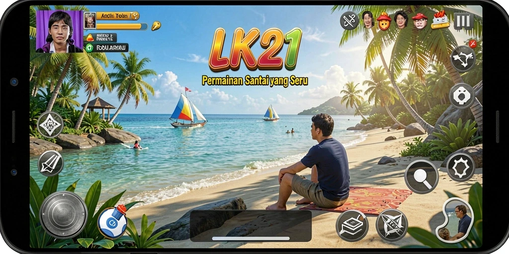Screenshot gameplay LK21 yang menggambarkan aksi seru dalam permainan Casual.