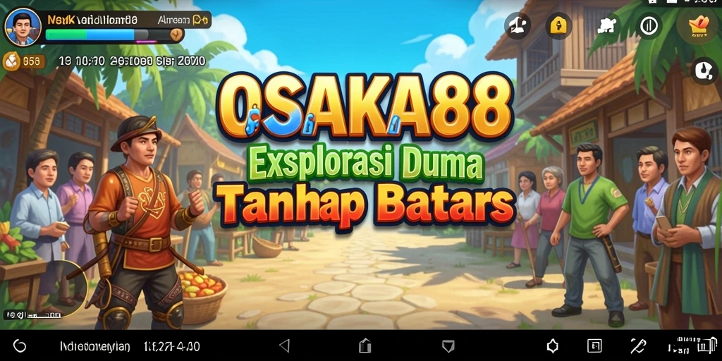 Gameplay OSAKA88 dengan eksplorasi dunia terbuka yang imersif.