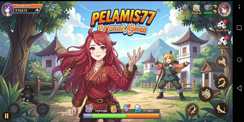 Tampilan menakjubkan dari gameplay PELAMIS77 yang penuh aksi.