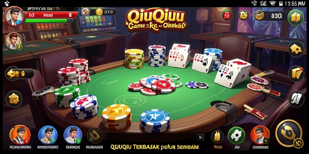 Screenshot RPYYY menampilkan intensitas permainan QiuQiu yang mendebarkan.