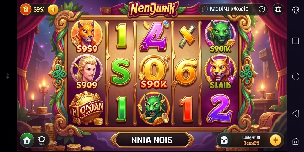 Tampilan menarik dari gameplay S9S9 Slot yang penuh warna.