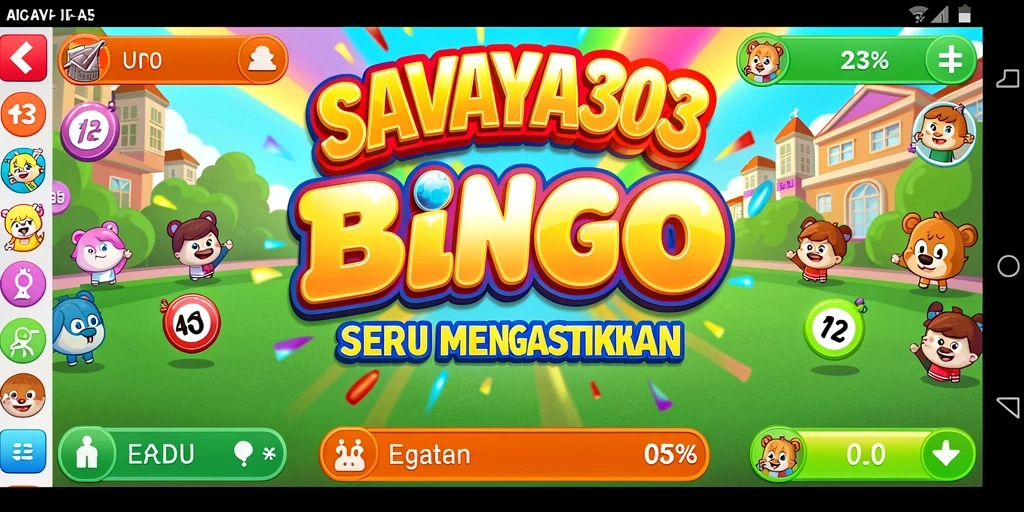 Tampilan gameplay Bingo yang seru dan interaktif di SAVAYA303.