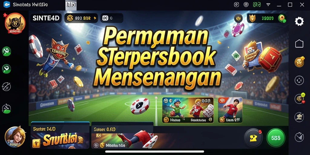 Tampilan gameplay Sportsbook yang menarik dan interaktif di SINTE4D.