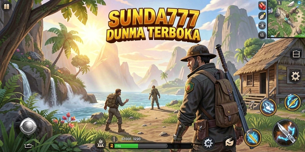 Tampilan gameplay SUNDA777 yang menakjubkan di dunia terbuka.