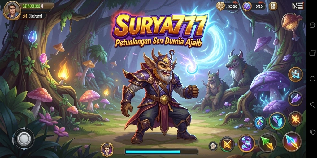 Tampilan menarik dari gameplay petualangan SURYA777.